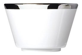Sieger by Fürstenberg, Treasure Platinum, Conical bowl extra small
