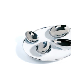 Sieger by Fürstenberg, Treasure Platinum, Drop bowl
