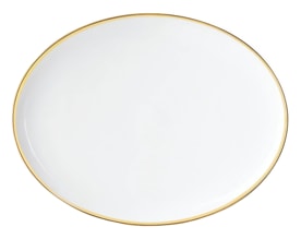 Sieger by Fürstenberg, Treasure Gold, Coupe oval plate