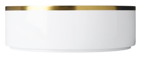 Sieger by Fürstenberg, Treasure Gold, Cylindrical bowl extra large