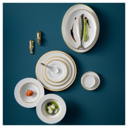 Sieger by Fürstenberg, Treasure Gold, Bowl large