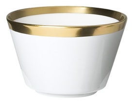 Sieger by Fürstenberg, Treasure Gold, Conical bowl extra small