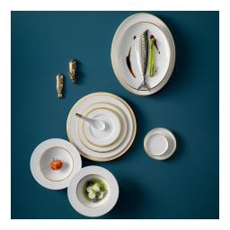 Sieger by Fürstenberg, Treasure Gold, Drop bowl