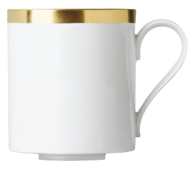 Sieger by Fürstenberg, Treasure Gold, Coffee mug cylindrical