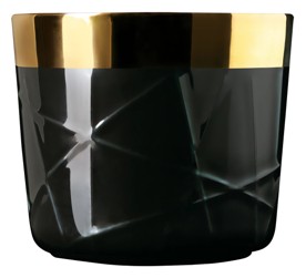 Sieger by Fürstenberg, Champagne goblets, Sip of Gold Noir Woven champagne goblet