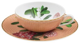 Raynaud, Trésor fleuri, Tea cup extra and saucer