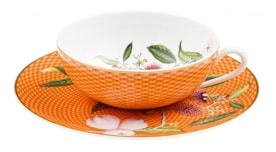 Raynaud, Trésor fleuri, Tea cup extra and saucer
