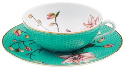 Raynaud, Trésor fleuri, Tea cup extra and saucer