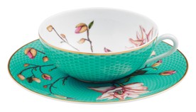 Raynaud, Trésor fleuri, Tea cup extra and saucer