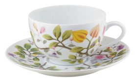 Raynaud, Paradis, Tea cup and saucer white background