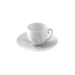 J.L Coquet, Hémisphère Tundra Platinum, Coffee saucer