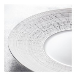 J.L Coquet, Hémisphère Tundra Platinum, Tea saucer