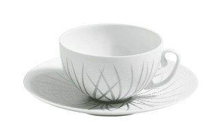 J.L Coquet, Hémisphère Tundra Platinum, Tea saucer