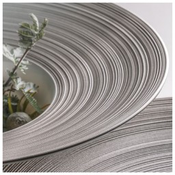 J.L Coquet, Hémisphère Platinum, Soup tureen with stainless steel accessories