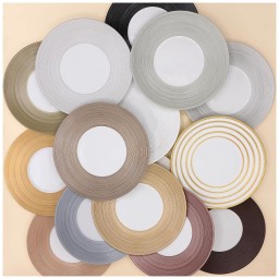 J.L Coquet, Hémisphère Platinum, Soup tureen with stainless steel accessories