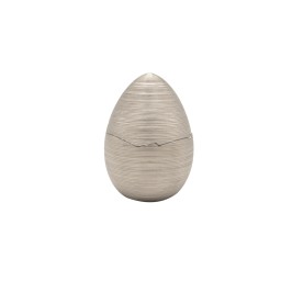 J.L Coquet, Hémisphère Platinum, Porcelain egg small