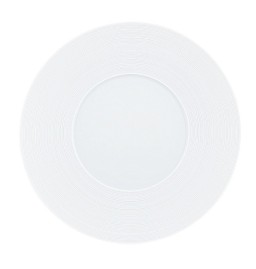 J.L Coquet, Hémisphère White Satin, 29cm plate