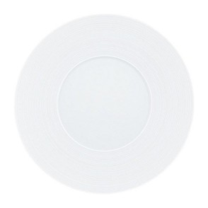 J.L Coquet, Hémisphère White Satin, Dessert plate