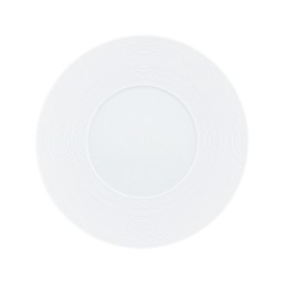 J.L Coquet, Hémisphère White Satin, Dinner plate