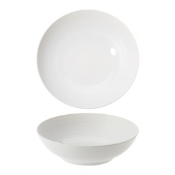 J.L Coquet, Hémisphère White Satin, Salad bowl, large