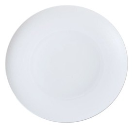 J.L Coquet, Hémisphère White Satin, Flat dish, mini