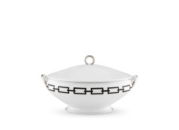 Ginori 1735, Catene Nero, Soup tureen