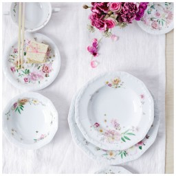 Rosenthal, Maria Pink Rose, Salad bowl