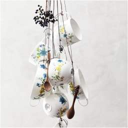 Rosenthal, Brillance Fleurs des Alpes, Set of 2 mugs with coupe saucers and 2 coupe plates