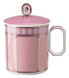 Rosenthal, Swarovski Signum, Mug with handle and lid