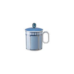 Rosenthal, Swarovski Signum, Mug with handle and lid