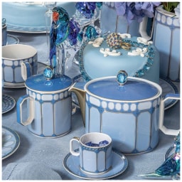 Rosenthal, Swarovski Signum, Mug with handle and lid