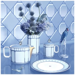 Rosenthal, Swarovski Signum, Mug with handle and lid