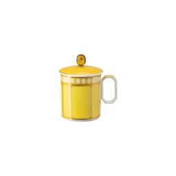 Rosenthal, Swarovski Signum, Mug with handle and lid