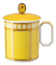 Rosenthal, Swarovski Signum, Mug with handle and lid