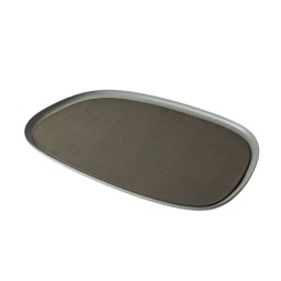 Giobagnara, Maris aluminium trays by Kelly Wearstler, Extra large rectangular tray, cypress