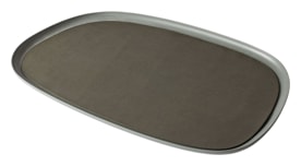 Giobagnara, Maris aluminium trays by Kelly Wearstler, Extra large rectangular tray, cypress