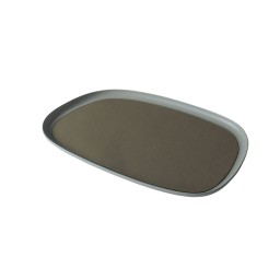 Giobagnara, Maris aluminium trays by Kelly Wearstler, Large rectangular tray, cypress