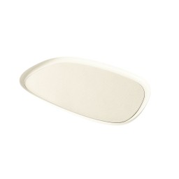 Giobagnara, Maris aluminium trays by Kelly Wearstler, Large rectangular tray, ivory