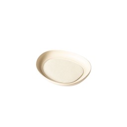 Giobagnara, Maris aluminium trays by Kelly Wearstler, Small round tray, ivory