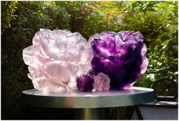 Daum, Camelia vases, Large vase, pink