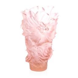 Daum, Camelia vases, Pink magnum vase, limited edition