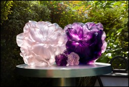 Daum, Camelia vases, Large vase, violet