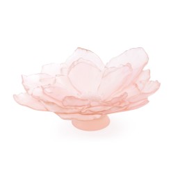 Daum, Camelia bowls and flowers, Large bowl, pink