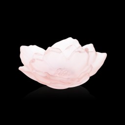 Daum, Camelia bowls and flowers, Small bowl, pink