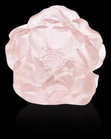 Daum, Camelia bowls and flowers, Decorative flower, pink