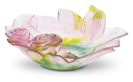 Daum, Roses bowls, Ornamental dish