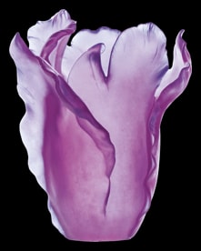 Daum, Tulipe vases, Ultraviolet vase
