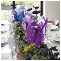 Daum, Tulipe vases, Ultraviolet vase