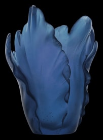 Daum, Tulipe vases, Blue vase