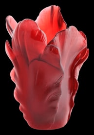 Daum, Tulipe vases, Red vase
